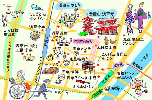 Top 10 Recommended Places to Visit in Asakusa (Including Hidden Gems & Edo Saryo)