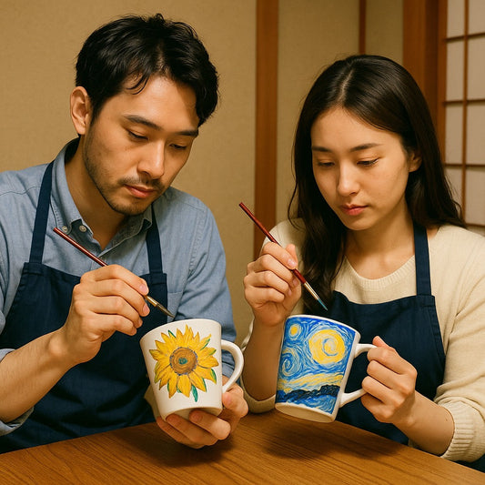 🍵江戸茶寮 ― フリースタイルで描く浮世絵・美人画と抹茶の魅力体験