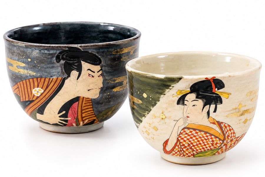 【土日】江戸茶寮 フリープラン|渋谷で茶器絵付け・抹茶・和菓子体験|初心者・デート・雨の日OK
