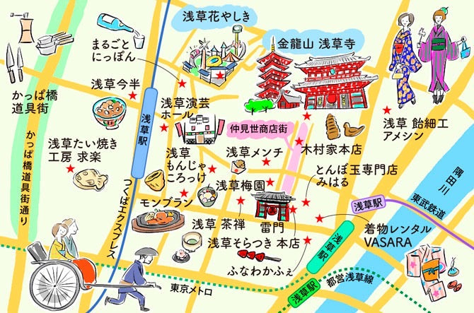 Top 10 Recommended Places to Visit in Asakusa (Including Hidden Gems &amp; Edo Saryo)