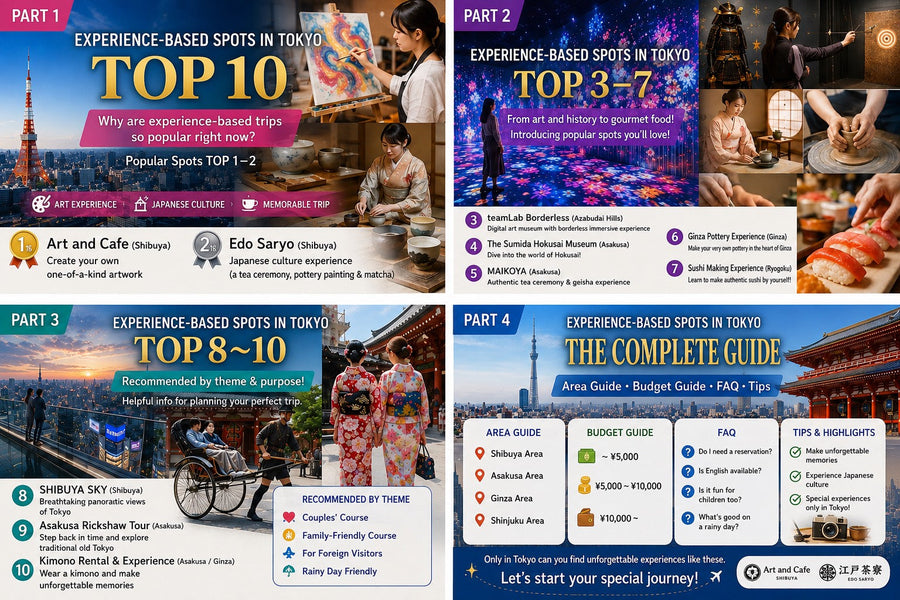Top 10 Experience-Based Attractions in Tokyo (2026 Edition) – Part 1