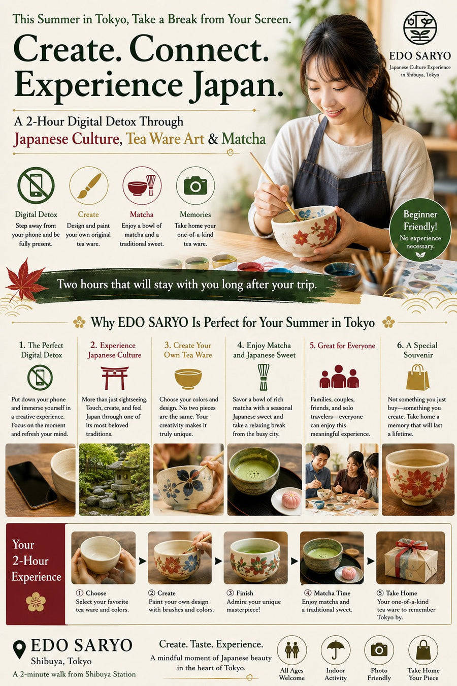 なぜ8月・9月の夏休みに「江戸茶寮」の日本文化体験がおすすめなのか？