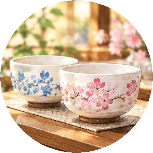 江戸茶寮の茶器作品例